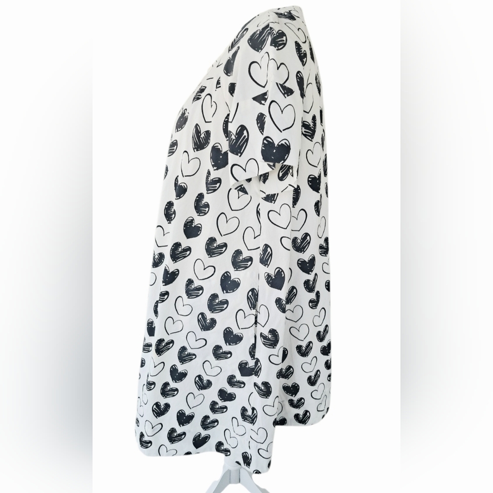 Anthropologie Porridge Heart Patterned Dress - Picture 8 of 11